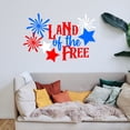thumbnail image 5 of Handmadetneonsign Land Of The Free Words Metal Wall Art Light, 4th Of July Letters Quote Metal Sign Wall Decor, Quote Metal Decor, 5 of 5