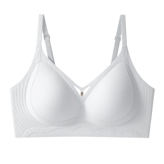 Zpanxa Wireless Backless Push Up Bra Seamless U Plunge Adhesive Strapless for Women Comfort Support Everyday Wear