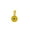yellow, variant on 18k Solid Yellow Gold Murano Glass Evil Eye Pendant.
