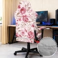 thumbnail image 3 of TSOVTHRID Pink Rose Floral Print 4 Pcs Gaming Chair Covers Slipcovers with Armrest Covers Breathable Computer Chair Cover Stretchy Gamer Chair Cover Cat Scratch Proof, 3 of 7