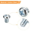 thumbnail image 4 of #6 32x3/16" Pan Head Phillips Machine Screws, 50 Pack Zinc Plated Carbon Steel Cross Head Screws, 4 of 5