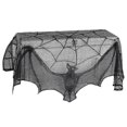 thumbnail image 1 of Bat Cobweb Tablecloth Halloween Decoration Spider Web,fireplace Cobweb Decor Lace Tablecloth For Horror Themed Party, 1 of 5