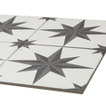 thumbnail image 4 of The Tile Life Astral Gray Sun Matte Porcelain Floor & Wall Tile, 10 x 10 in, 16-Piece, Geometric, 4 of 9