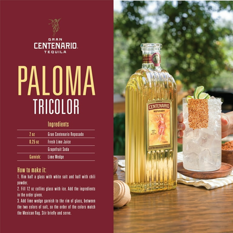 Gran Centenario Reposado Tequila, 40% ABV, 80 Proof, 1 Count