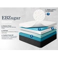 thumbnail image 2 of Colchón Matrimonial EBDreams Zugar Medio Firme Blanco 5 tecnologías Memory Foam Hecho en México El Bazar Store, 2 of 6