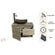 thumbnail image 2 of Mueble De Baño+ovalin Marmol+monomando Minimalista Moderno, 2 of 9