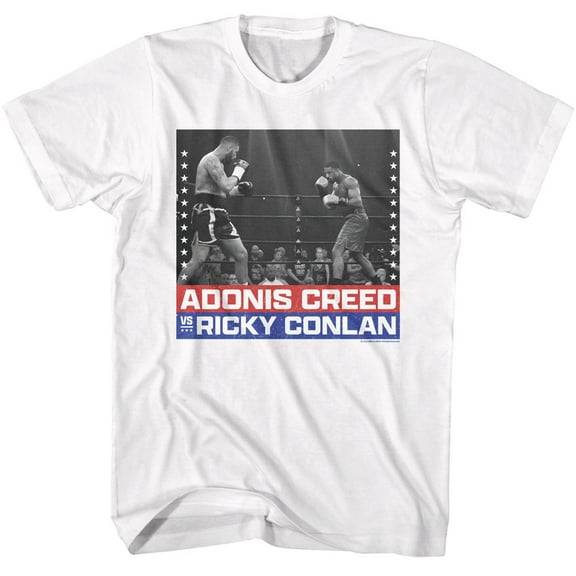 Rocky Creed vs Conlan Boxing White T-shirt 2XL