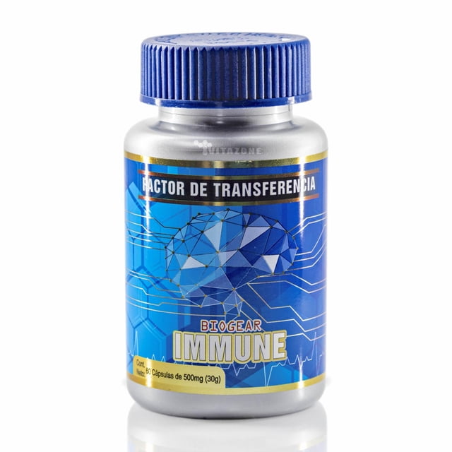 Factor de Transferencia Immune 60 cápsulas Biogear vegetal Biogear BIOGEARIMMUNEFRASCO