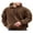 Chameau, variante sur FOCUSNORM Chandails à Capuche Amples en Peluche pour Hommes, Couleur Unie, Cordon de Serrage, Chandails à Capuche, Hauts à Manches Longues, Automne Hiver, Chandails Décontractés