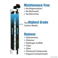 thumbnail image 2 of APEC GREEN-CARBON-15 Premium Whole House Water Filter Up to 1,000K Gallon, Removes Chlorine, Chloramine and More, 2 of 7