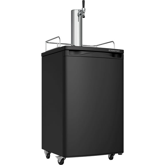 Edgestar Kc2000 20" Wide Kegerator And Keg Beer Cooler For Full Size Kegs - Black