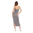 thumbnail image 3 of Forever 21 Women’s Rib Midi Dress with Slight Scoop Back, Slim Fitted Silhouette and Stretch Fabric for Everyday Casual to Elevated Styling, Blue, Large, 3 of 6