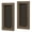 Brown, variant on Floor Register 4x10 Inch Heavy Duty Floor Vents, Metal Heat Air Vent Covers Rust Proof Finish 4 x 10'' Floor Vent Covers for Home Heater Floor Registers Grilles & Vents