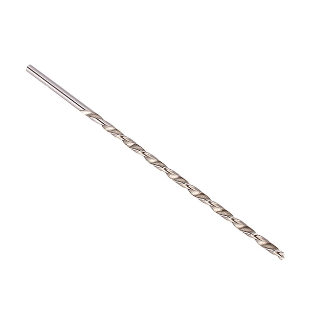 Broca Helicoidal Extralarga HSS De 5 Mm, Broca De Barrena De Vástago Recto De 200 Mm Para Madera, Aluminio, Plástico, Adecuada Para Aplicaciones De Impacto