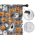 thumbnail image 4 of Blackout Kids Curtains,Halloween Ghost Pumpkin Pattern Childrens Insulated Curtains Set Of 2,Bedroom Essentials,Toddler Room Decor 52"x63", 4 of 5