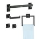 thumbnail image 1 of VEVOR - Juego de 5 accesorios de baño, barra para toallas de 16 pulgadas, color negro mate, 1 of 9