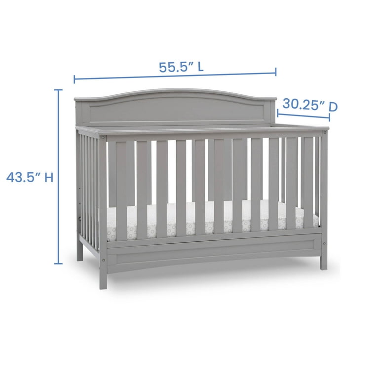Delta Children Emery Durable 4-in-1 Convertible Baby Crib