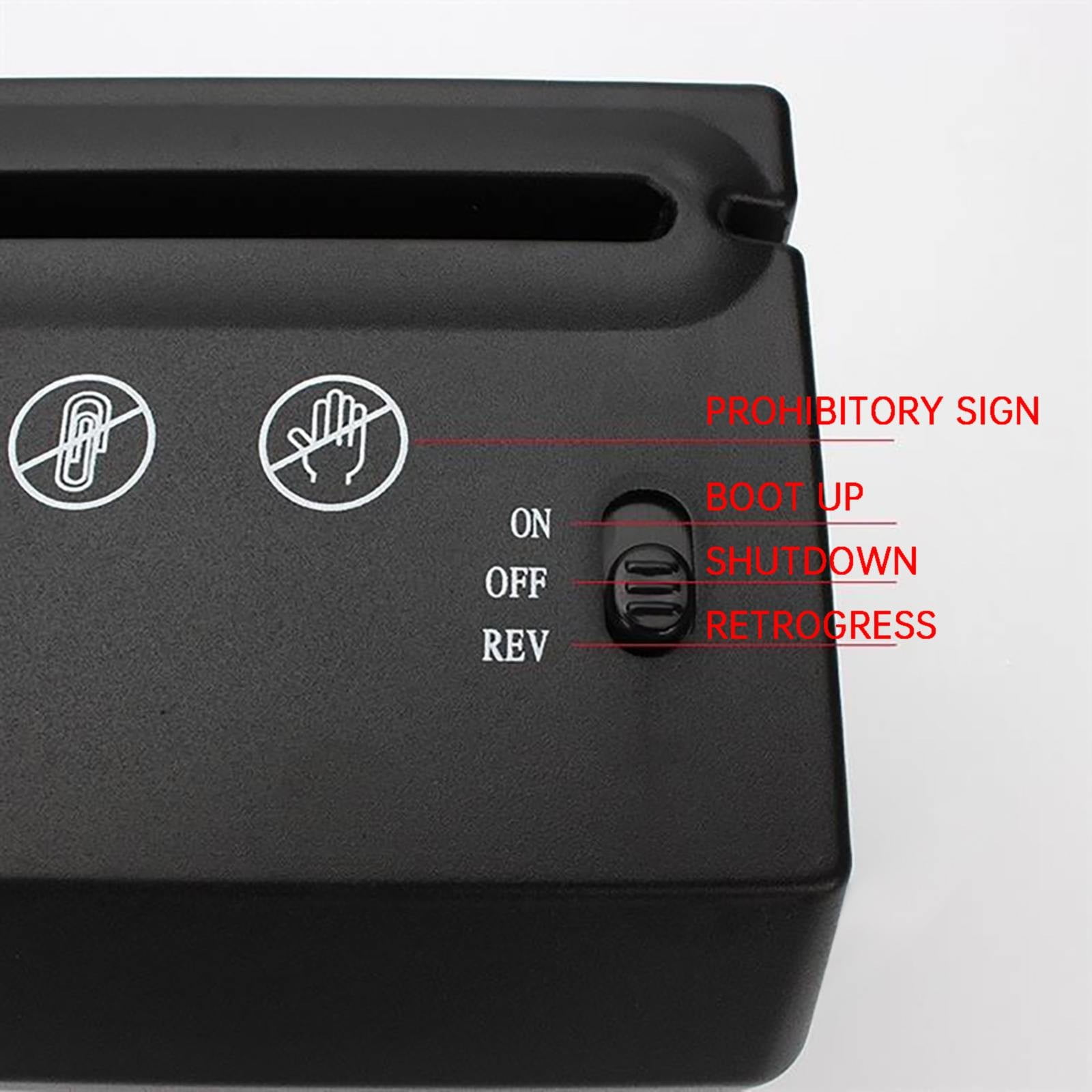 Feng Shui Import Portable Mini USB Paper Shredder for Office,Automatic Cutting Machine with Letter Opener,Battery Powered File Shredder for Home Use