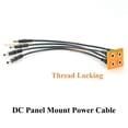 thumbnail image 5 of Panel Mount DC Power Cable 5.5mm x 2.5mm Male to Female Extension Cable for 12V/24V, LED lights, CCTV, Embedded Devices, 5 of 6