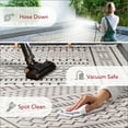 thumbnail image 2 of nuLOOM Outdoor Tribal Cora Area Rug, 2' 6" x 12', Runner, Cora Light Grey, 2 of 10