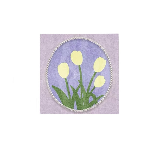 PRINxy Diy Paint By for Adults Beginners Kits Floral Diy Oil Painting