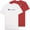 White/Red, variant on Mens Big and Tall T Shirts - 2 Pack Crewneck Mens T-Shirt Big & Tall Clothing White Red 5X
