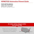 thumbnail image 5 of VIPMOTOZ Black Bezel OE-Style Front Fog Light Driving Lamp Housing Assembly For 2009-2012 Mitsubishi Galant, Driver & Passenger Side, 5 of 5