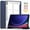Darkblue, variant on Allytechgroup Folio Case for Samsung Galaxy Tab S9 11 inch 2023 Released (Model Number: SM-X710/X716B/X718U), Slim Trifold Stand Cover with Pencil Holder Clear Back Shell Shockproof Cover, Rosegold