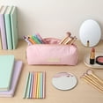 thumbnail image 7 of Pencil Pouch, Cute Bow Design Pink Pen Case Makeup Brush Bag Organizer, Multifunctional Zipper Pouch Stationery Storage Bag Holder, Pencil Case for Little Ones Teenagers Home Office Daily Use, 7 of 7