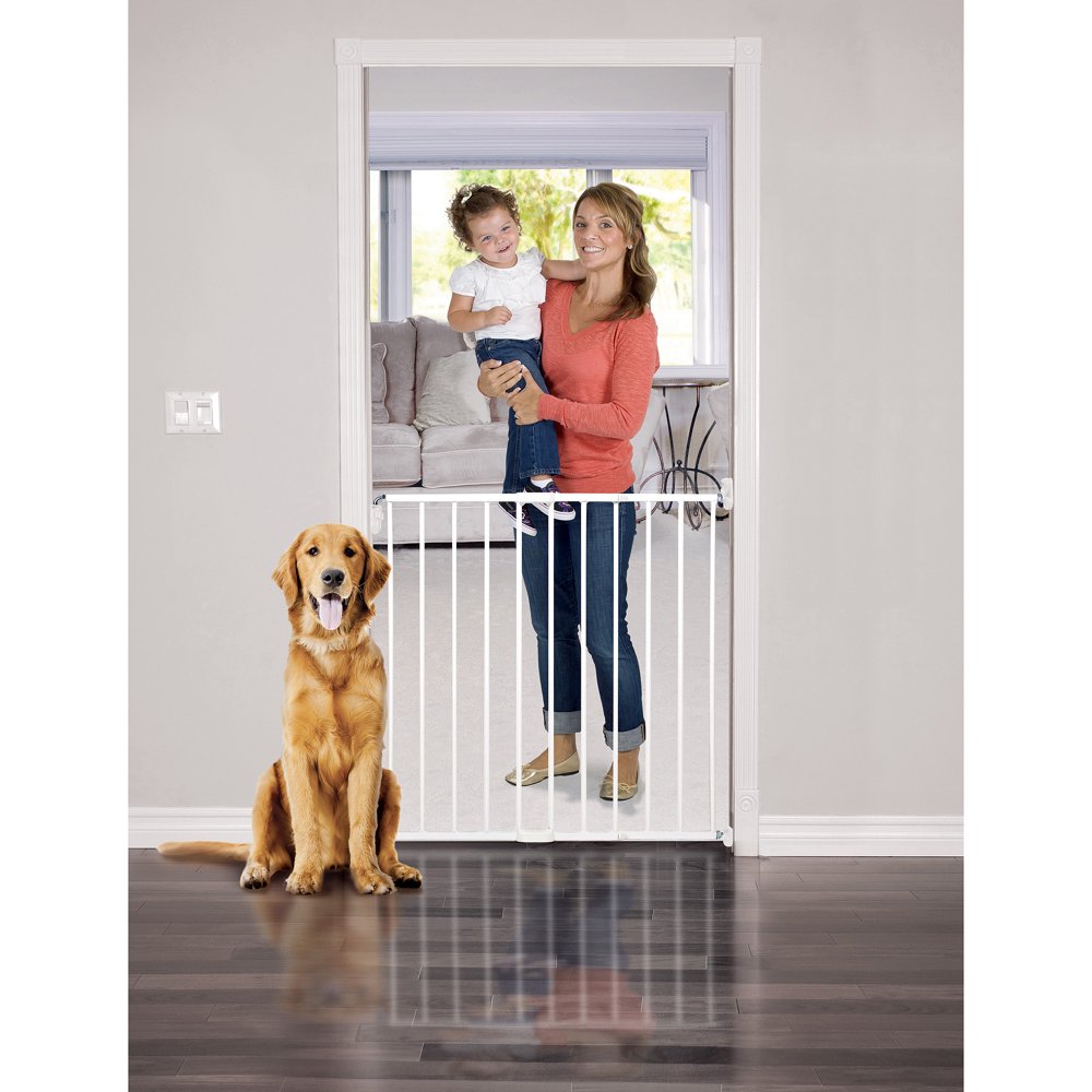 Baby Trend Extra Tall Baby Gate, 24.5"40" with Swing Door and Safety