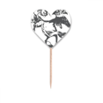 thumbnail image 1 of Baroque Angle Modern Illustration Pattern Toothpick Flags Heart Lable Cupcake Picks, 1 of 3