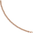 thumbnail image 2 of 14K Rose Gold Jbsp's Textured Link Bracelet (7.5 X 1.4) Made In Italy, 2 of 2