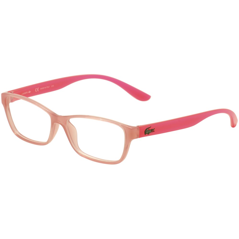 Lacoste Kids Eyeglasses L3803B L/3803/B 662 Pink Translucent Optical