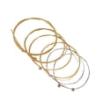 thumbnail image 3 of unbranded Guitar Strings Acoustic 6Pack Golden For Folk Style And Practice Sessions, 3 of 8