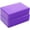 Purple, variant on 2pcs Yoga Blocks Gym Bricks -Comfortable Fitness Yoga Bricks, Anti-Slip, Lightweight and Travel Friendly Pilates Practice