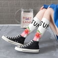 thumbnail image 5 of Logiee Hello Summer Gnome Print Gift Stocking Stuffers,Adult Stockings,Novelty Socks,Funny Socks Birthday Running Walking Sleeping, 5 of 6