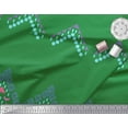 thumbnail image 2 of Soimoi Green Cotton Duck Fabric Aztec Geometric Decor Fabric Printed Yard 42 Inch Wide, 2 of 3