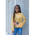 thumbnail image 3 of L.O.L. Surprise! Queen Bee Little Girls French Terry Pullover Crossover Hoodie Little Kid to Big Kid, 3 of 5