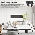thumbnail image 4 of 4 Light Track Lamp Holder, Colorfast Rust Proof Track Lighting Fixtures  For Hall, 4 of 8