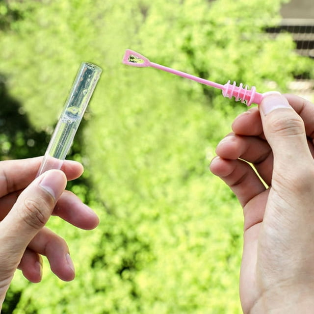 Burbuja De Tubo, Protección Del Medio Ambiente, Varita De Burbujas Colorida De 48 Piezas Para Bodas De 4 A 6 Años