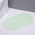 thumbnail image 3 of Bathroom Anti Slip Mat, Bathroom Shower Floor Mat, Bathtub Shower Room Mat, Bathroom Foot Mat With Suction Cup, Pvc Bathroom Mat, Green Pvc - 1X Floor Mat, 3 of 4