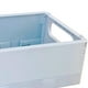 thumbnail image 3 of 4x C de Almacenamiento de Plástico, Apilables Organizador de Juguetes Plegable Caja de Almacenamiento Contenedor de Almacenamiento para , Azul 4 piezas, 3 of 4