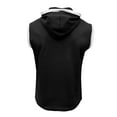 thumbnail image 5 of Afdoent Mens Casual Tank Tops Mens Gym Vest Training Sleeveless Vest Heavy Summer Sport Fitness Hooded Vest For Men Streetwear, 5 of 7