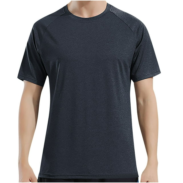 Tungbrin T-Shirts Athlétiques pour Hommes, Séchage Rapide, Manches Courtes, Performance, Été, Extérieur, Course