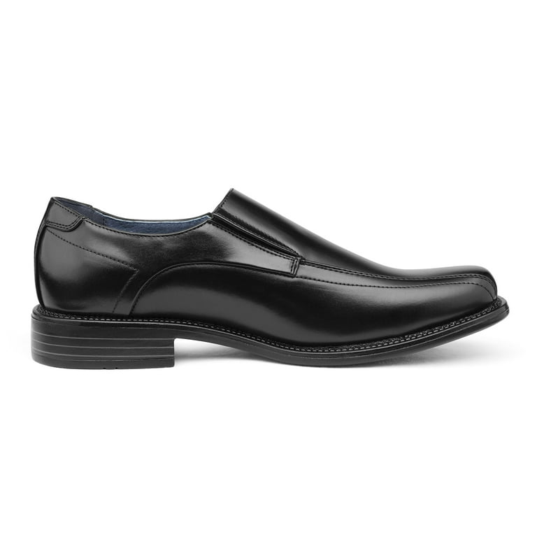 Bruno Marc Men's Formal Leather Lined Square Toe Dress Loafers Shoes  STATE-01 BLACK size 13 