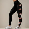 thumbnail image 4 of HCNTES Canada Day T Shirt for Women Print Tights Leggings Control Yoga Sport High Waisted Leggings( Red,L), 4 of 6