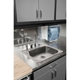 thumbnail image 2 of Drop-In 33 in. Single Bowl 20 Ga. Stainless Steel Utility Sink, 2 of 2