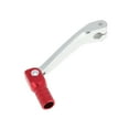 thumbnail image 1 of Palanca de cambio de motocicleta plegable para Honda CRF150F 2003-2017, pedal de aleación de aluminio, brazo de cambio, tono plateado con cabeza roja, 1 of 6