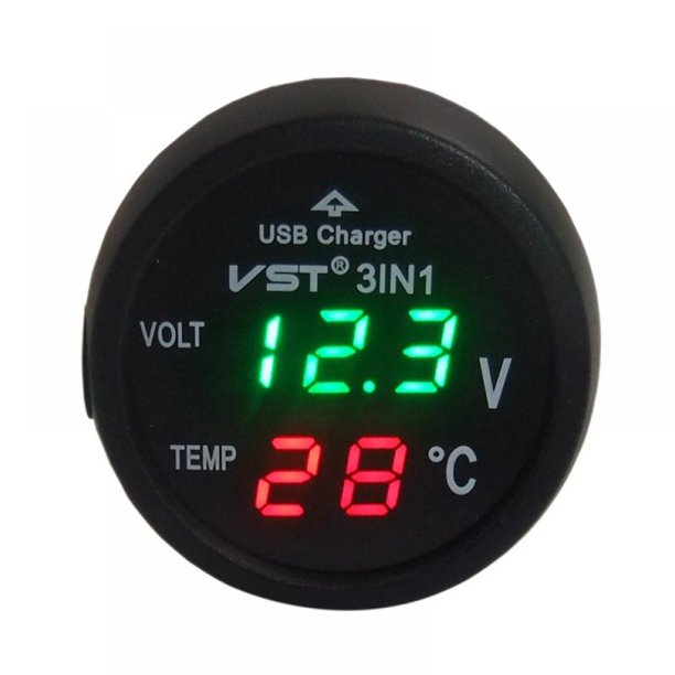 Cigarette Lighter Voltmeter