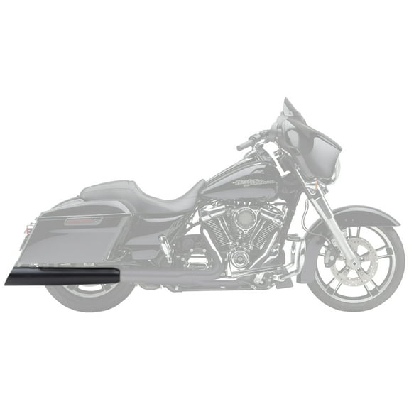 Cobra 4.5" Gen-2 Neighbor Hater Black Upper Cut Slip-On Mufflers (6289RB)